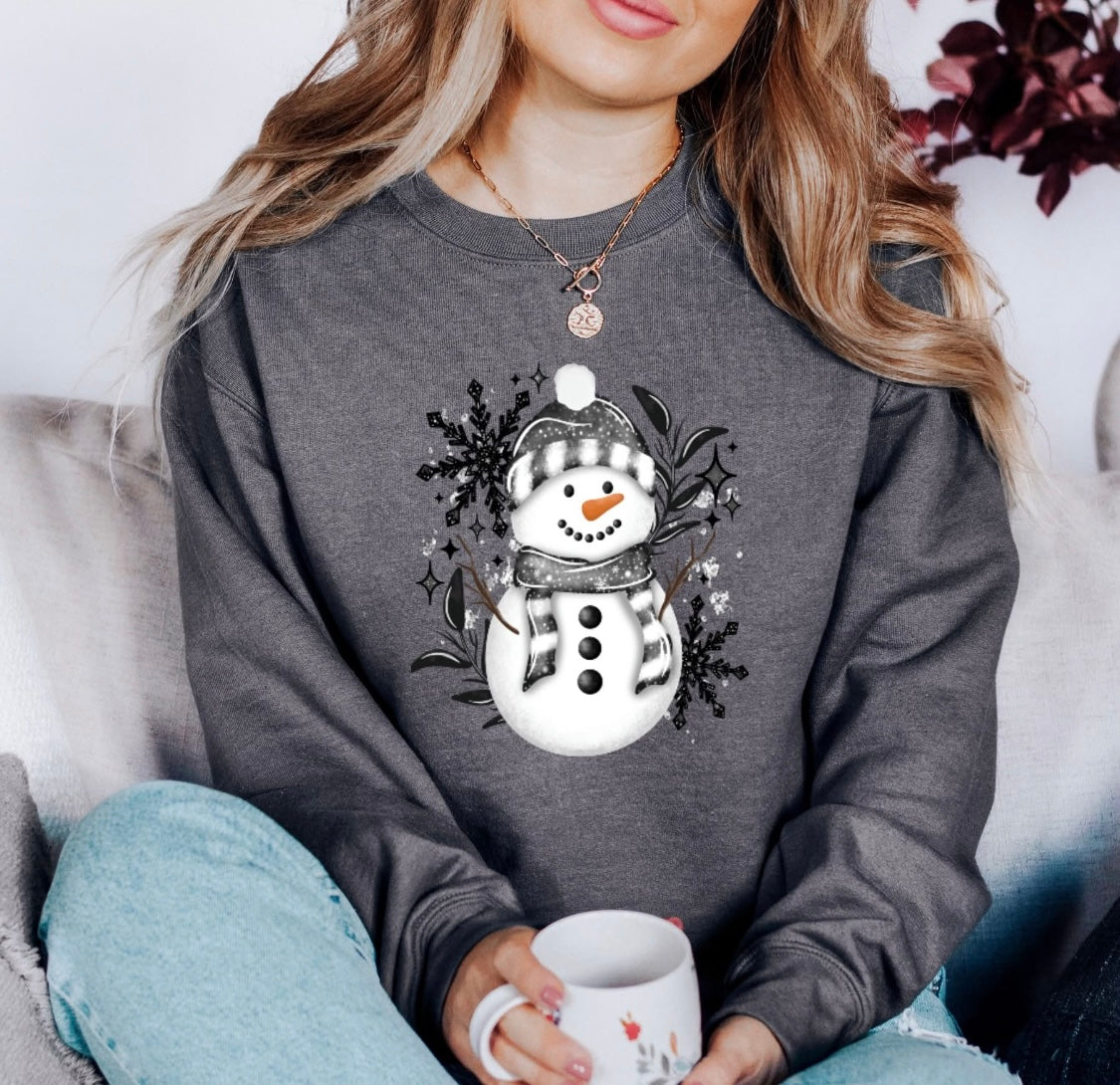 Christmas Winter Snowman Crewneck Sweatshirt