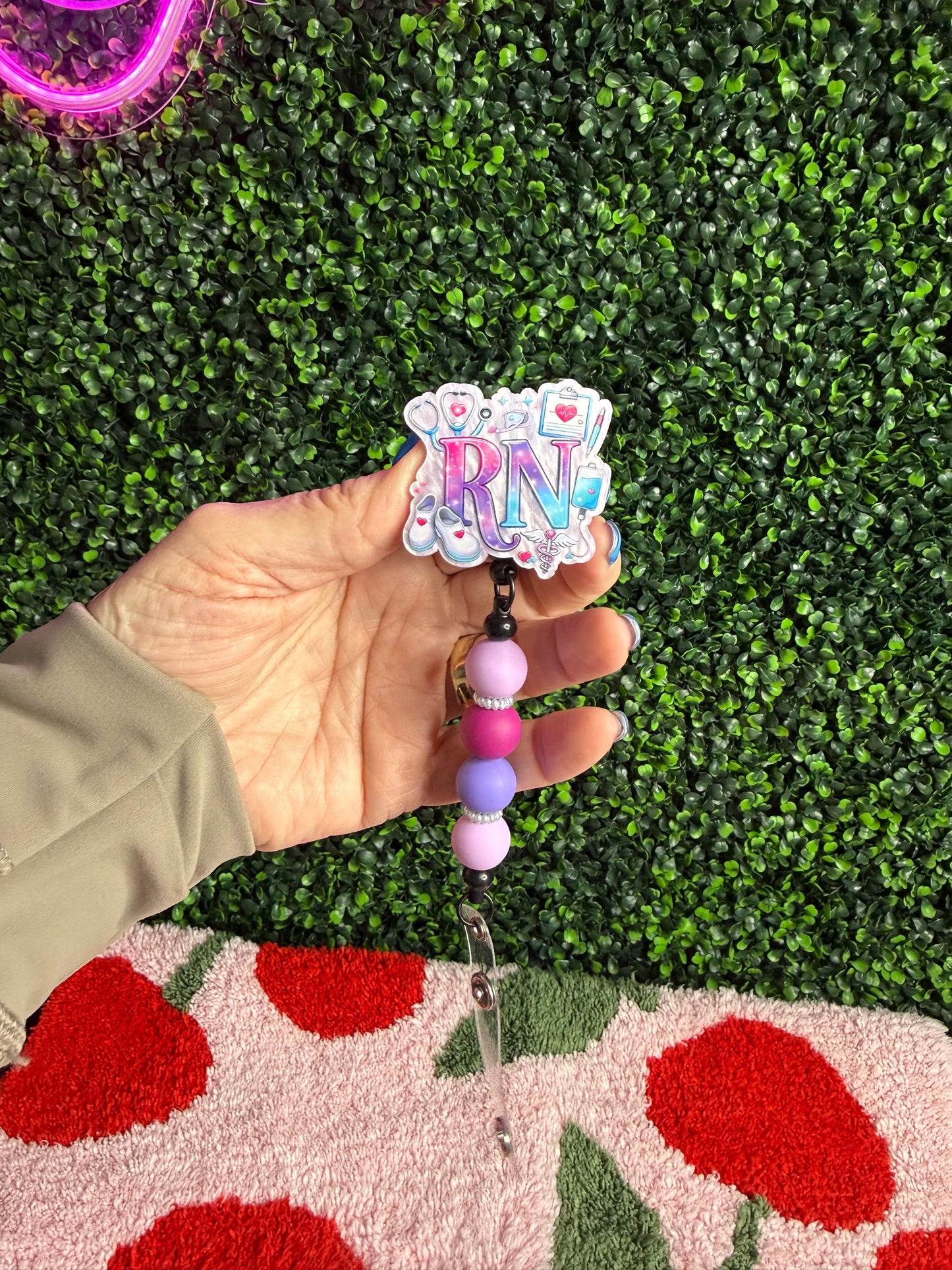Badge Reel RN Nurse