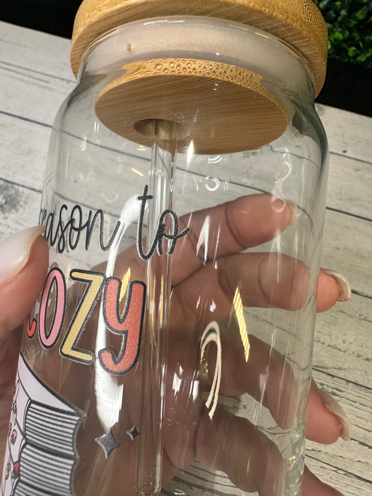 Tis the season to get cozy and read 20oz ooops glass libby