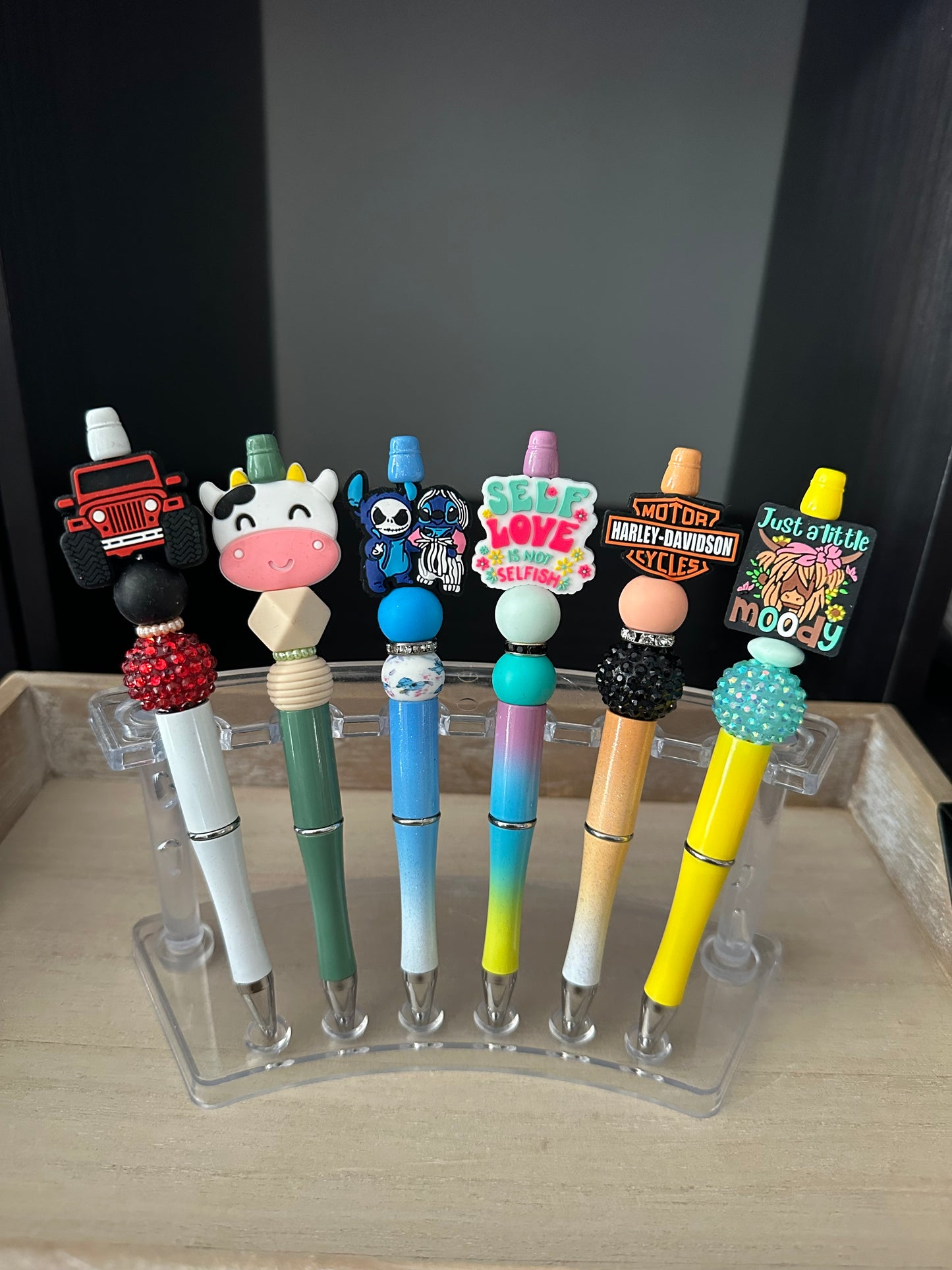 Random Beaded Pens