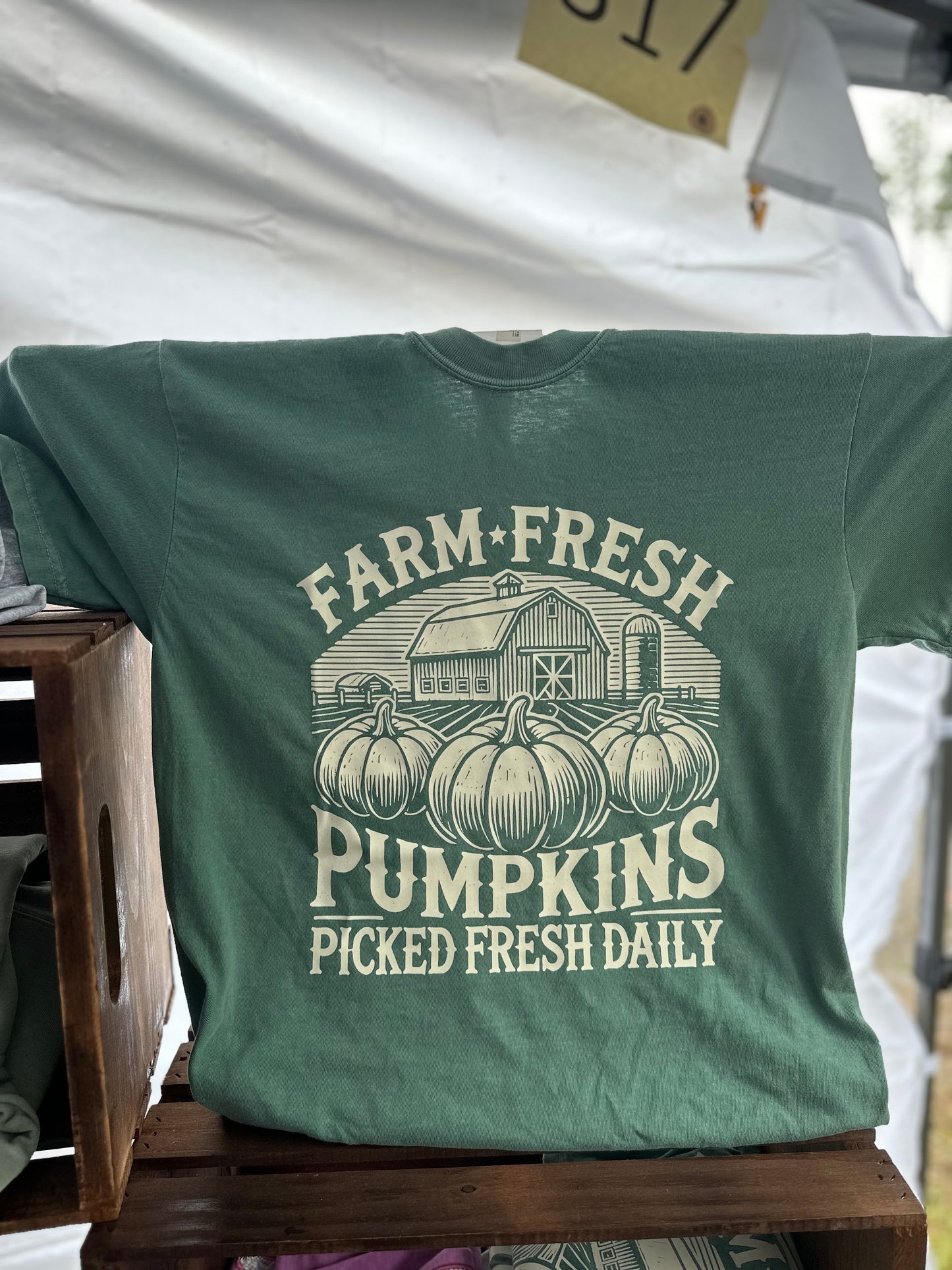 Farm Fresh Pumpkins Comfort Colors Tee