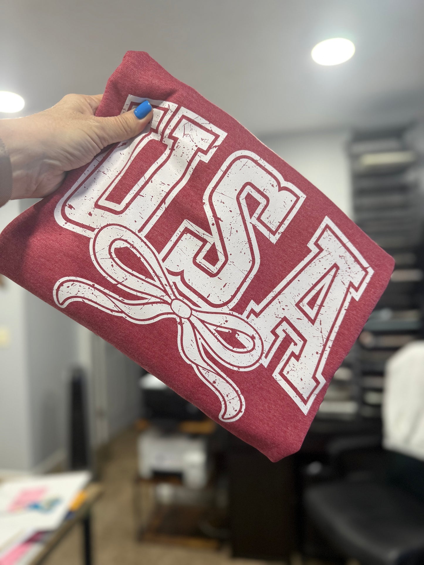 USA Croquet Bow Sweatshirt crewneck