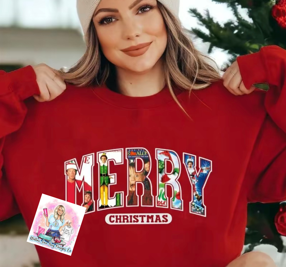90s Merry Christmas Movie Sweatshirt
