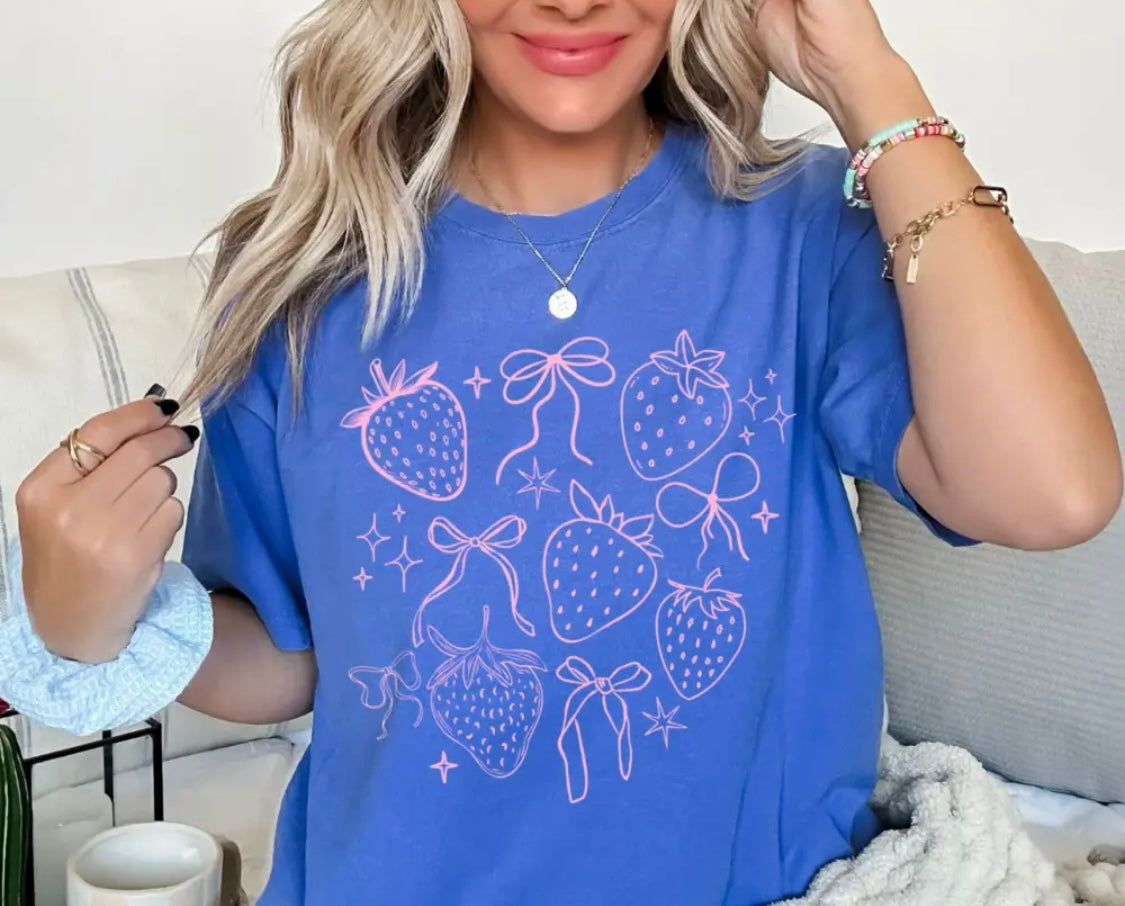 Strawberry Croquet Tee