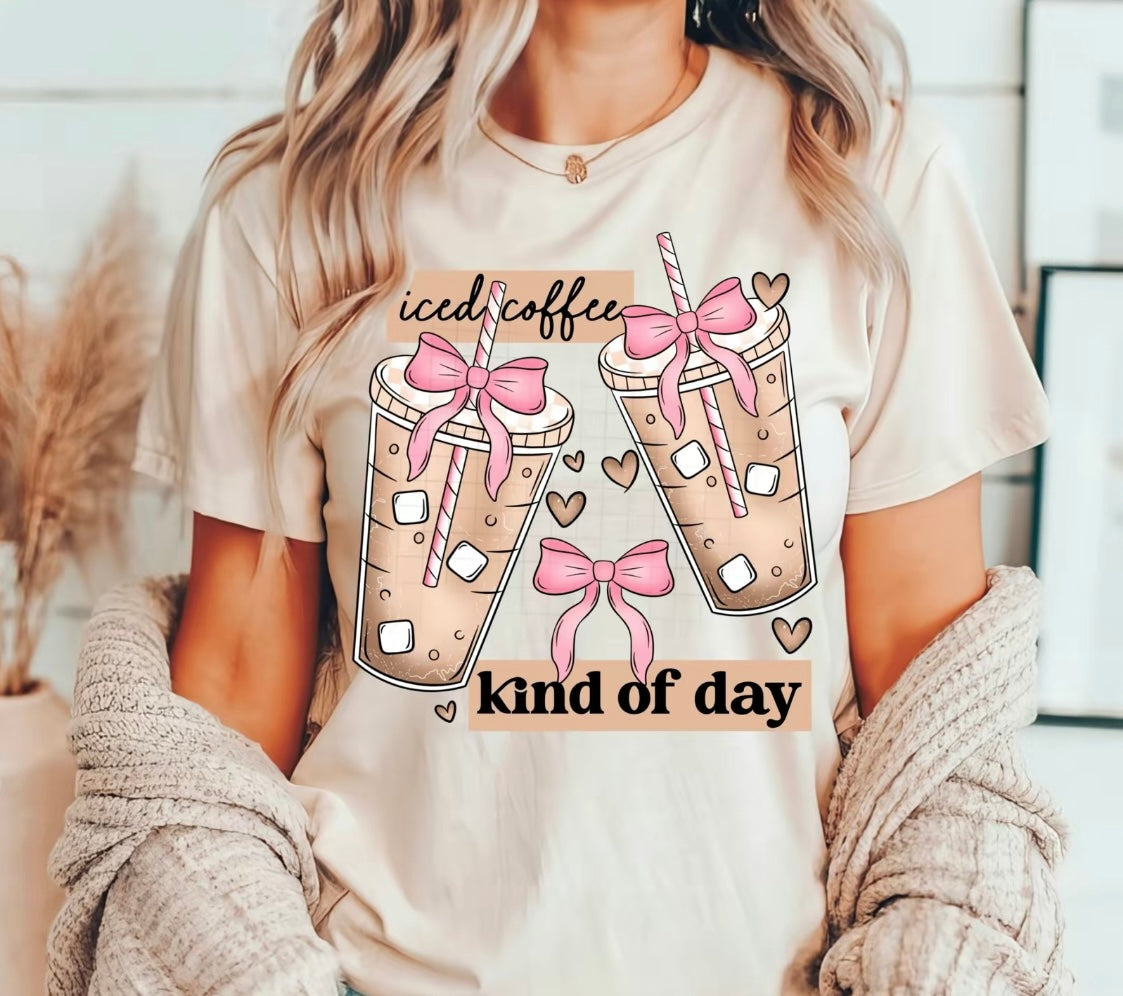 Iced Coffee Kind of Day Tee ( pre-order will ship end of next week)