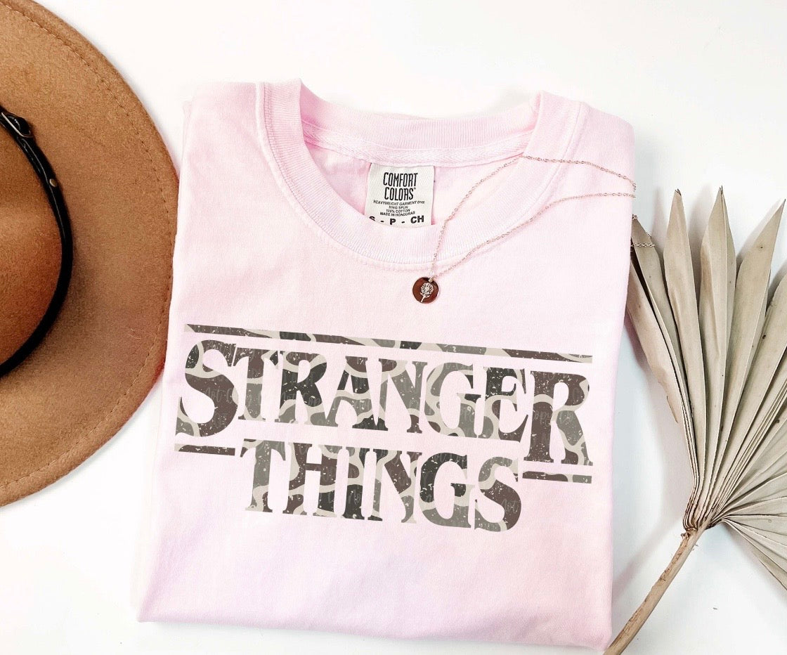 Stranger Things Comfort Colors T-Shirt (Ships out next week)