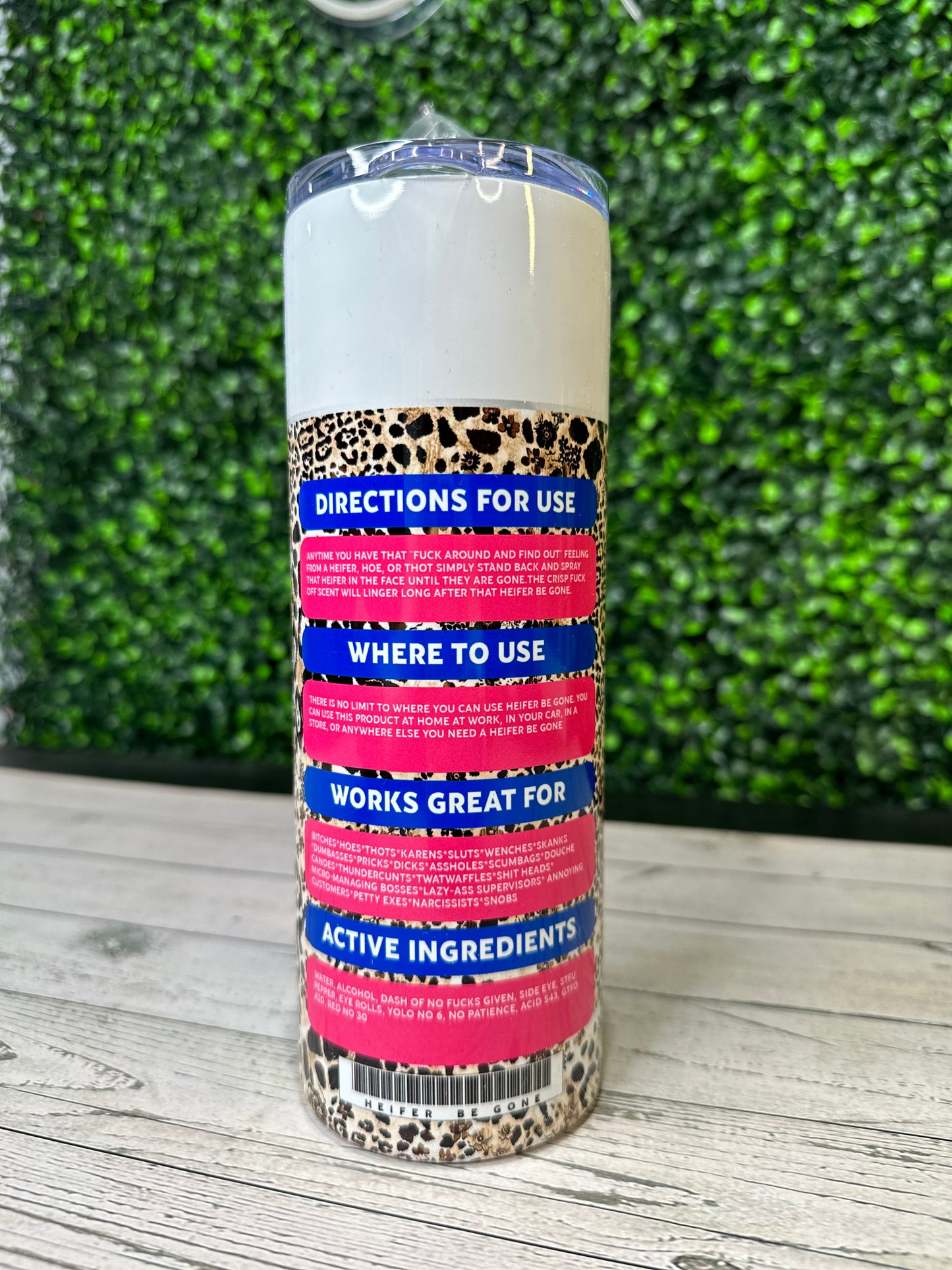 Heifer be gone 20oz tumbler