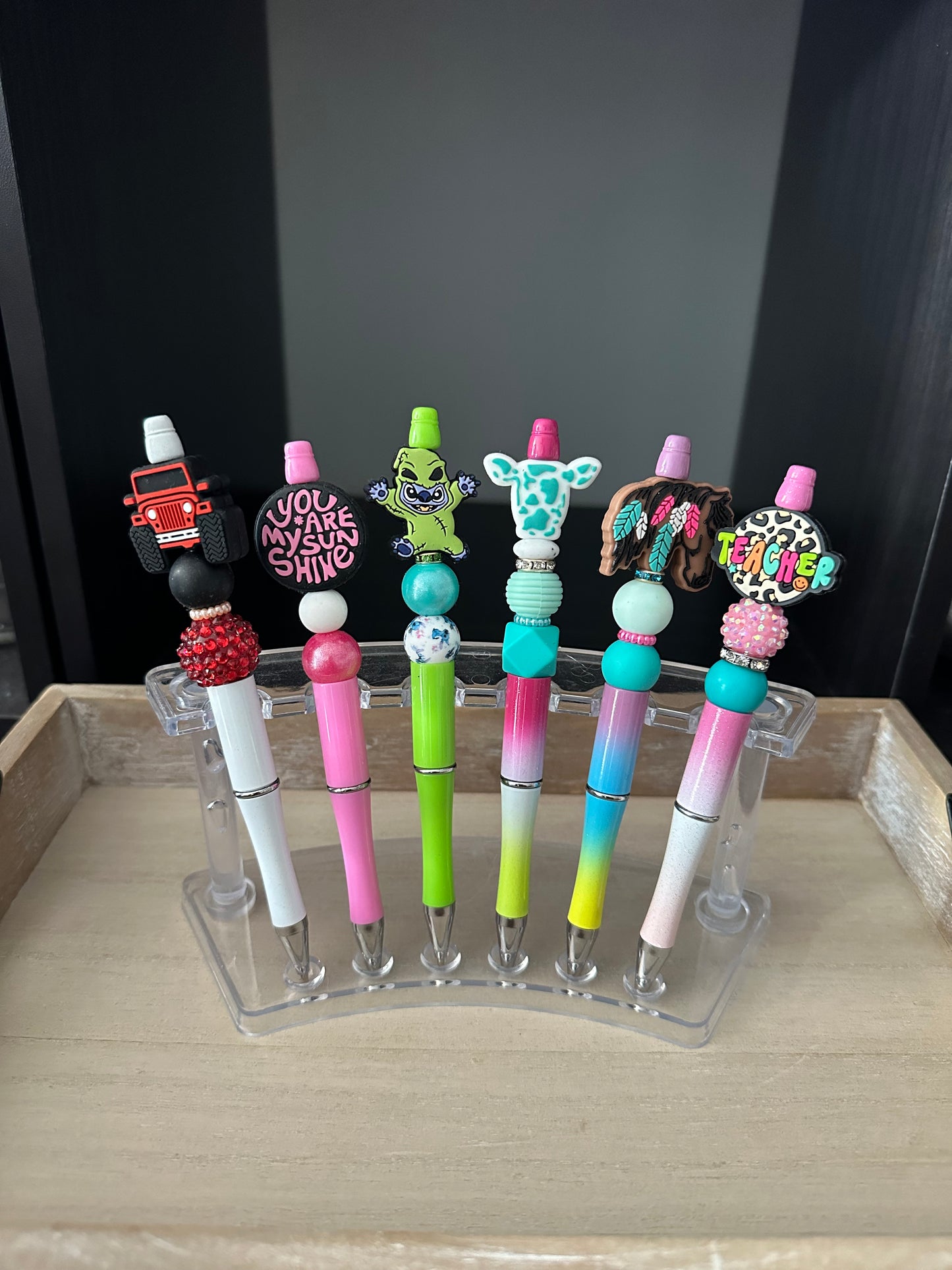 Random Beaded Pens