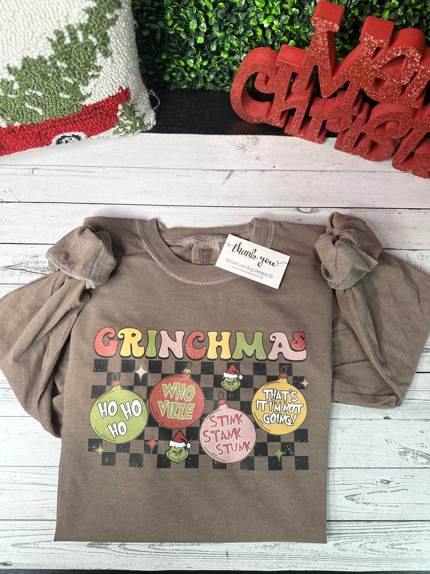 GMAS Christmas Long Sleeve Shirt - Willow Love Bug Designs