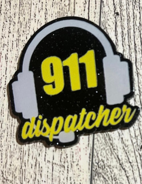 911 Dispatcher Badge Reel Complete