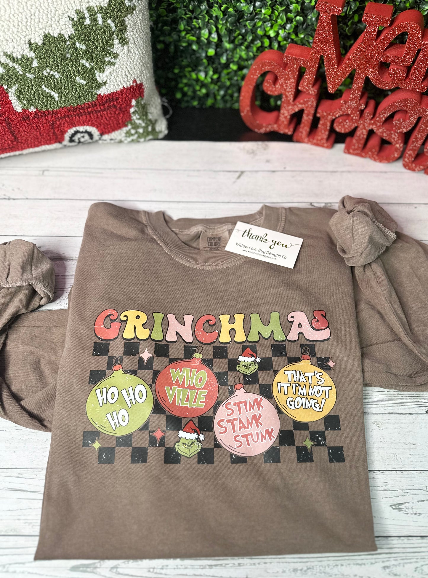 GMAS Christmas Long Sleeve Shirt - Willow Love Bug Designs