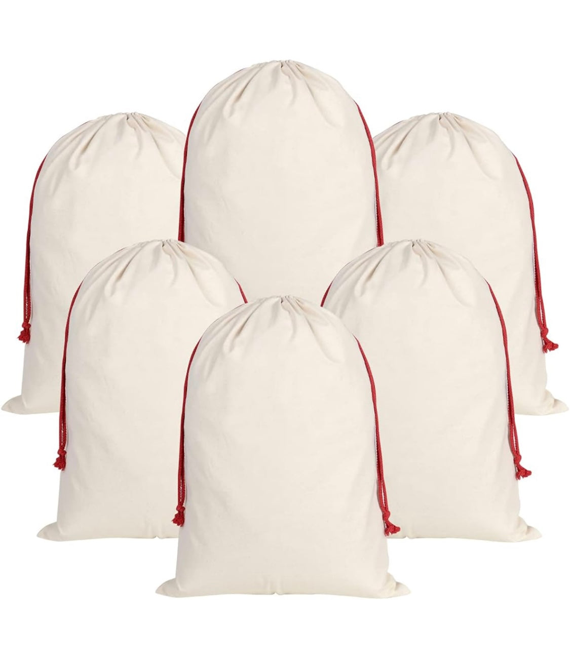 Santa Sacks 19.5x27.5 - Willow Love Bug Designs