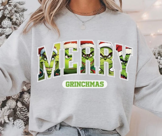 Merry Grinchmas Crewneck Sweatshirt