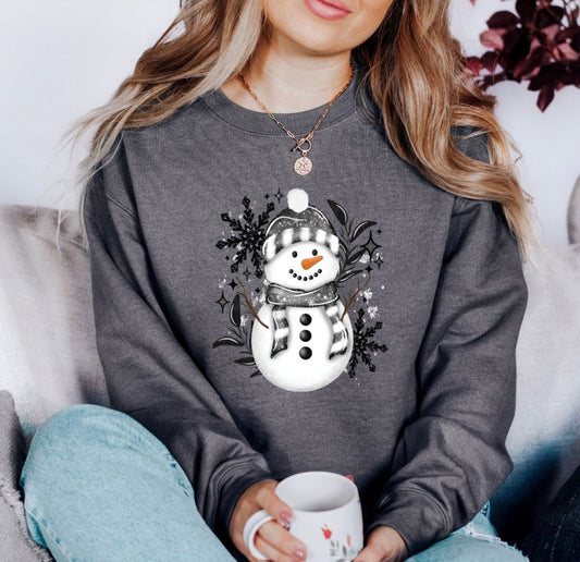 Christmas Winter Snowman Crewneck Sweatshirt