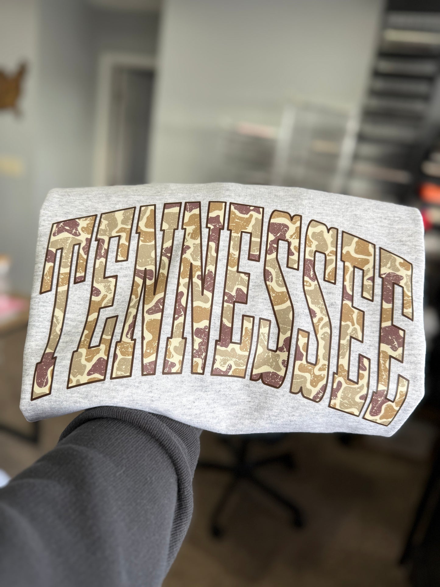 Tennessee Camo Sweatshirt