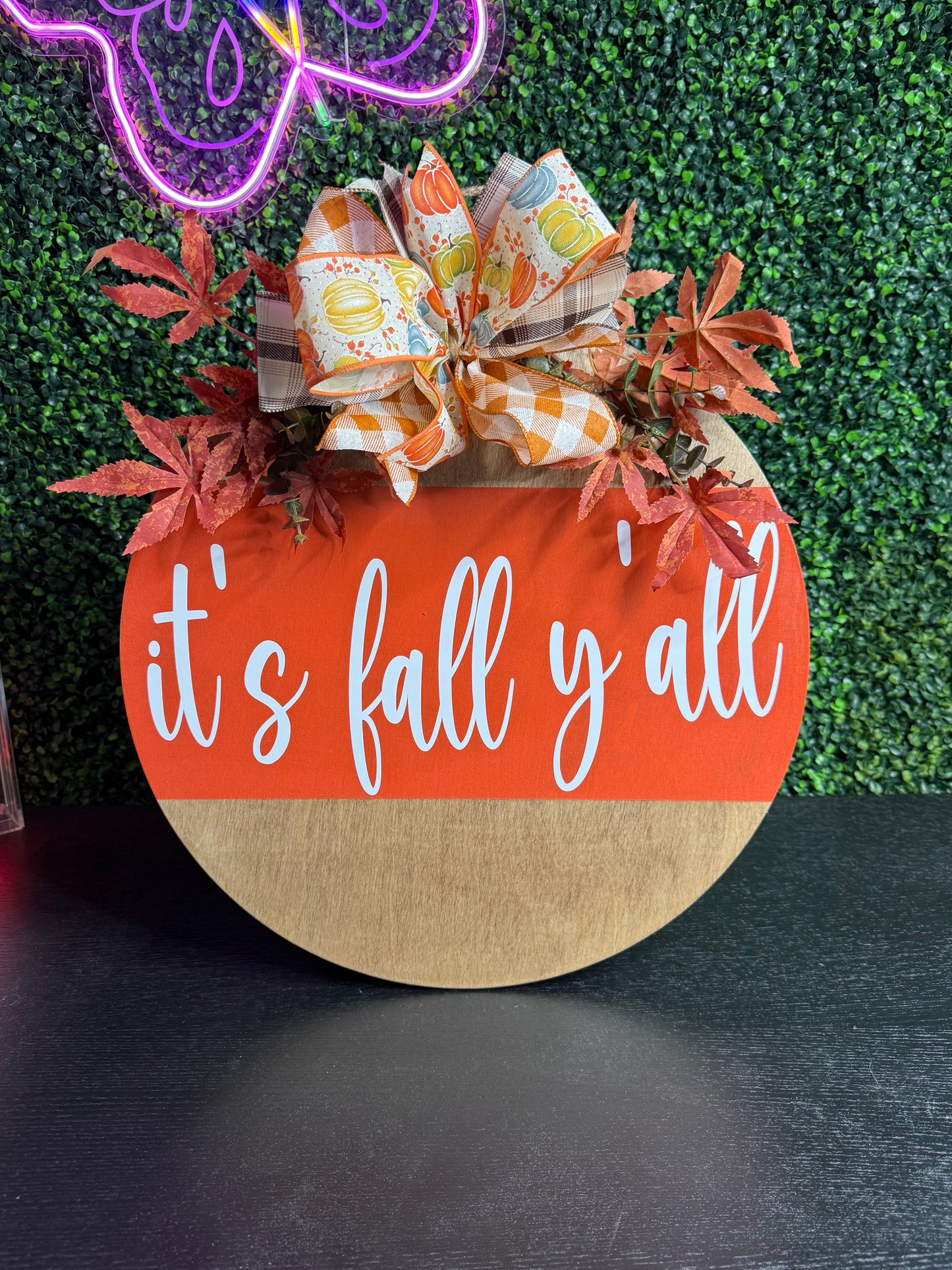 it’s fall y’all 18” Door Hanger