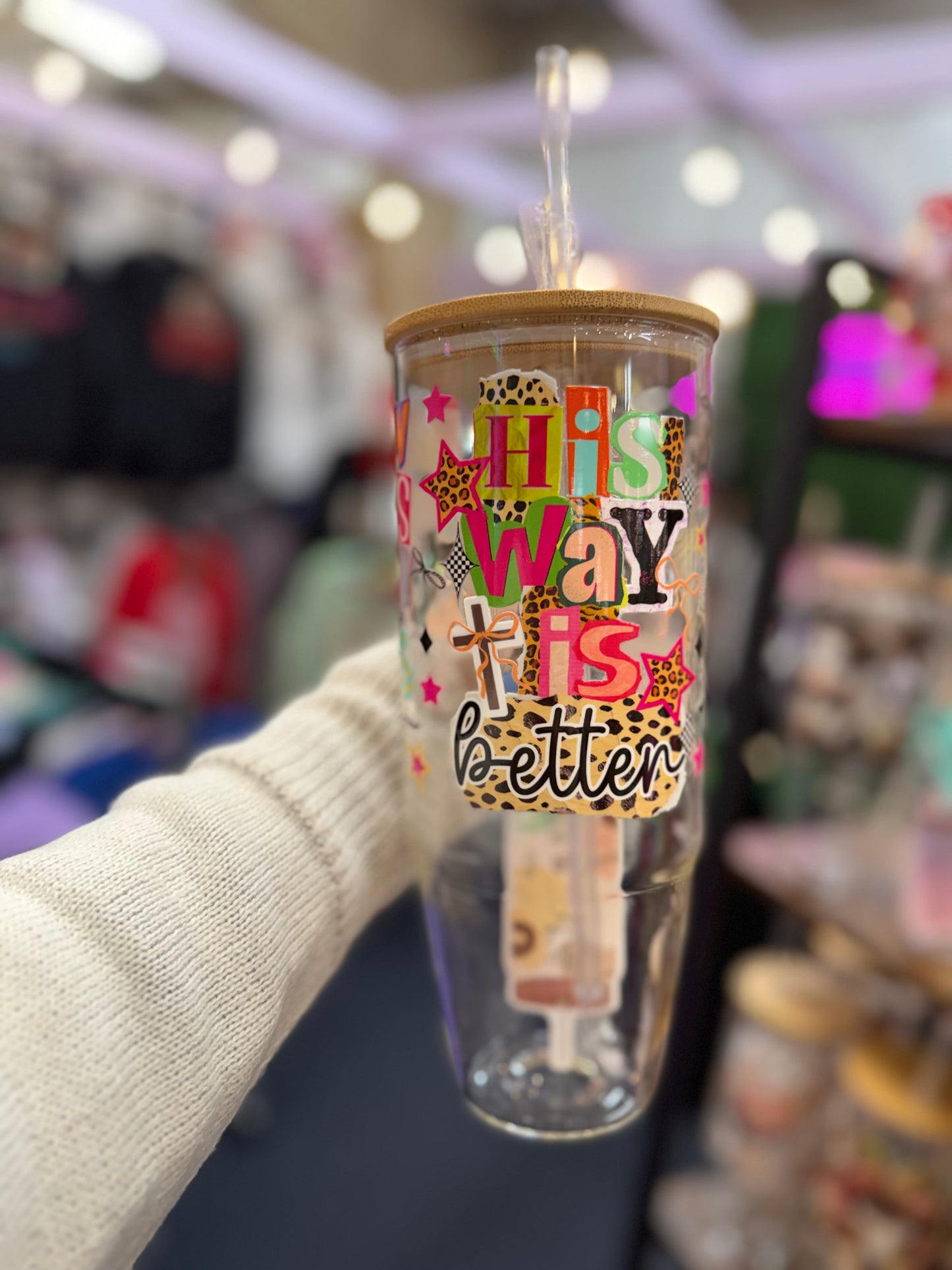His Way Is Better 40oz glass cup