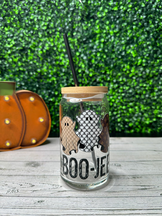 Boo-Jee Ghost LV Glass Libby - Willow Love Bug Designs 