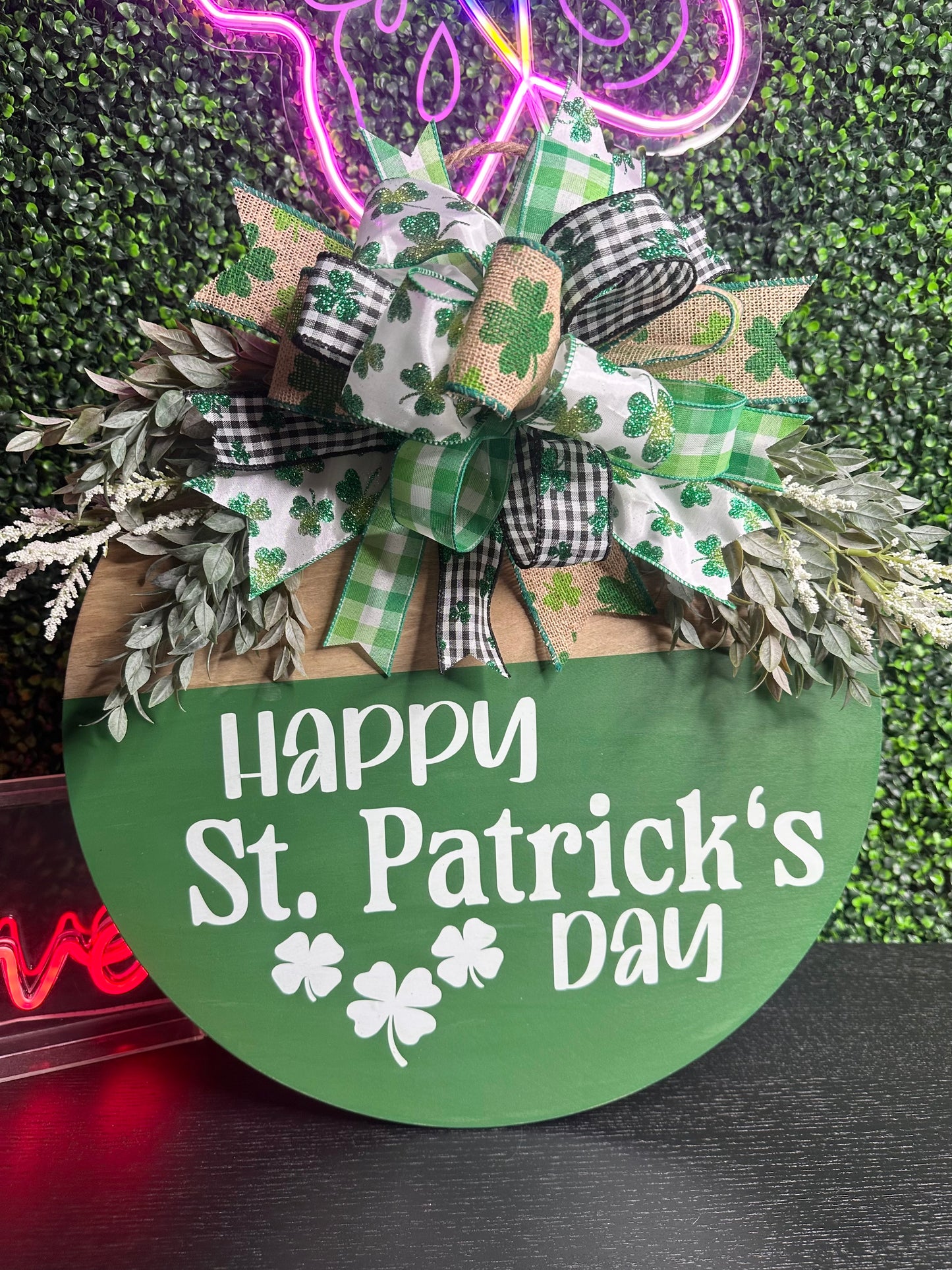 St.Patrick’s Day 18” door hanger