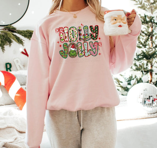 HOLLY JOLLY Green Man sweatshirt