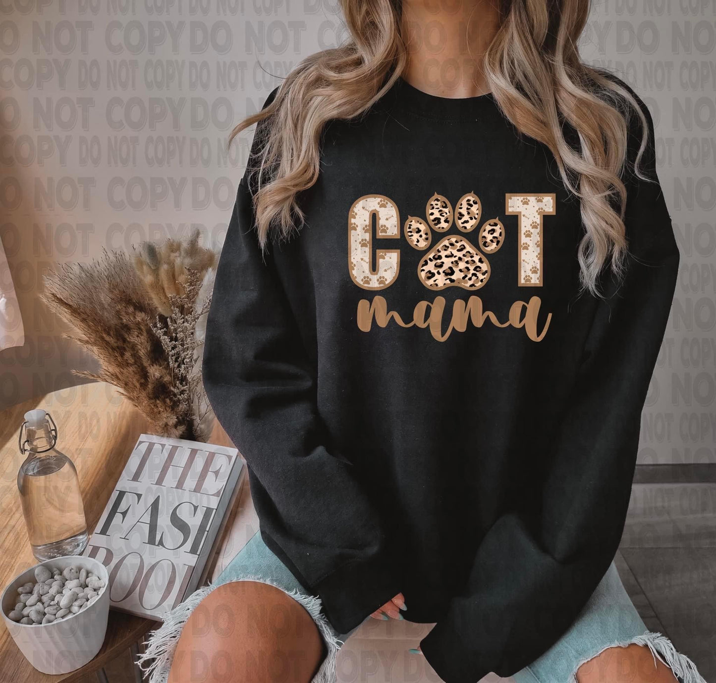 Dog Mama or Cat Mama pet lovers sweatshirt
