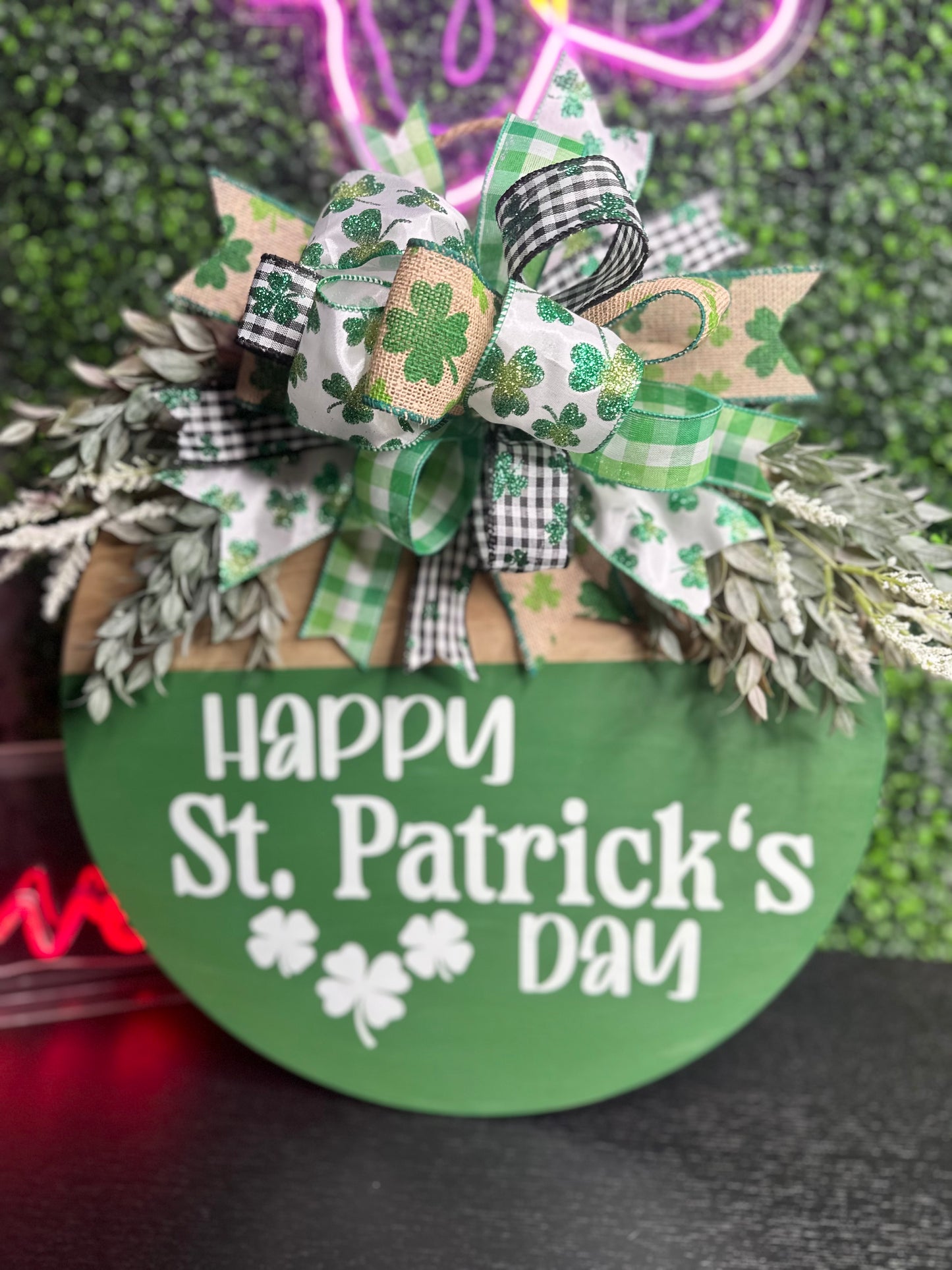 St.Patrick’s Day 18” door hanger