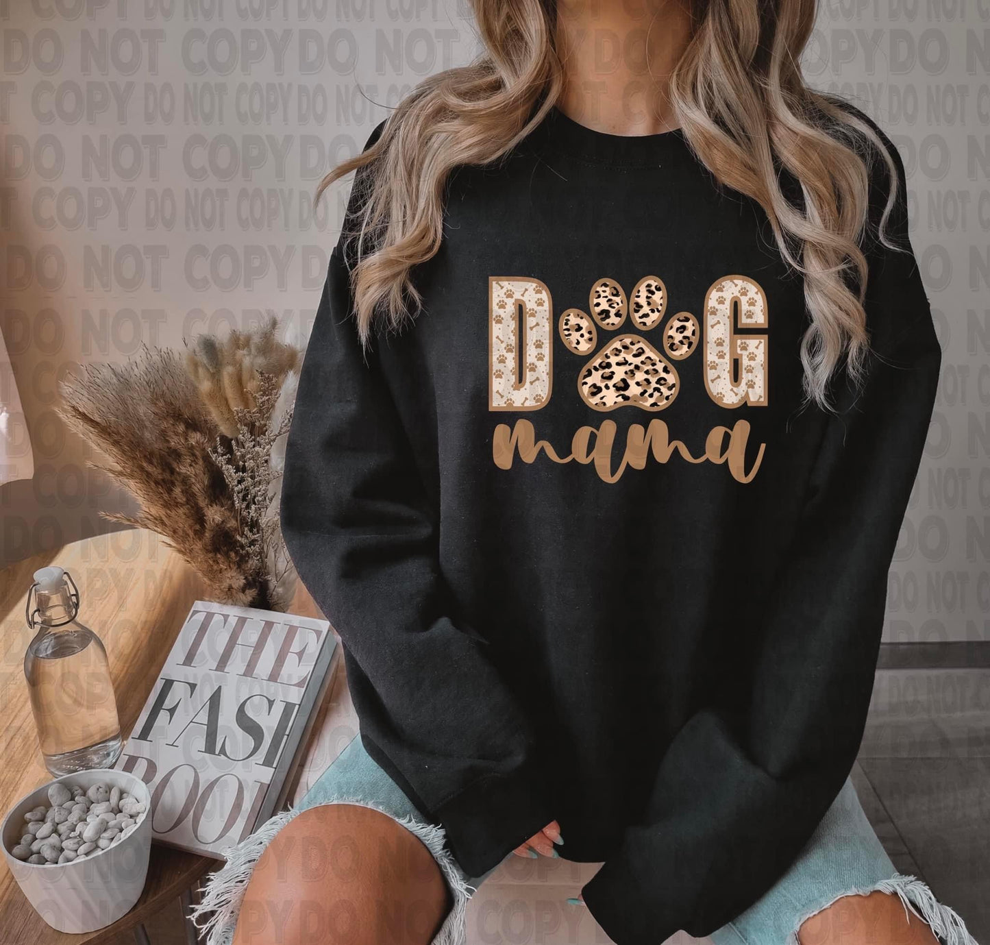 Dog Mama or Cat Mama pet lovers sweatshirt