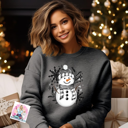 Christmas Winter Snowman Sweatshirt (Pre-Order will ship week of Oct 18th if not sooner)