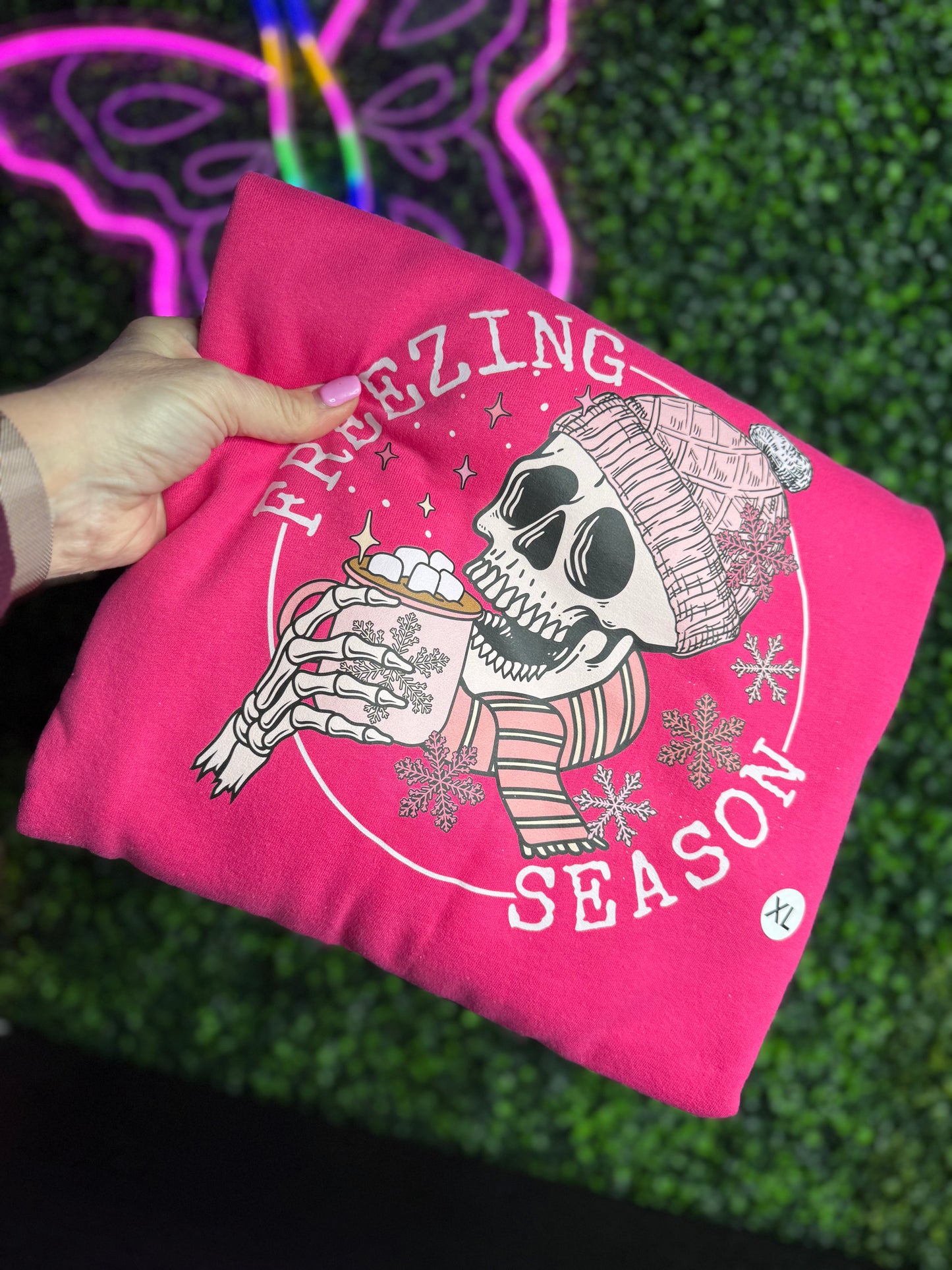Freezing Season Crewneck Sweatshirt Gildan