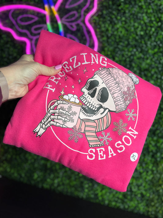 Freezing Season Crewneck Sweatshirt Gildan