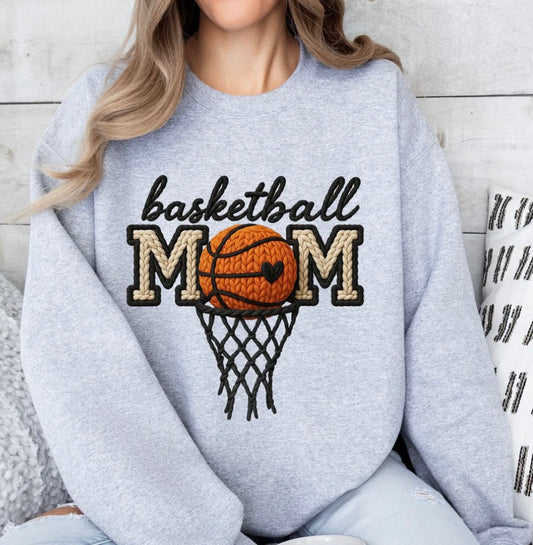 Basketball Mom graphic Sweatshirt