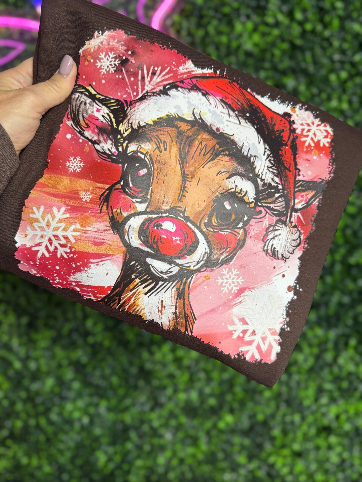 Rudolph Preppy Reindeer Sweatshirt