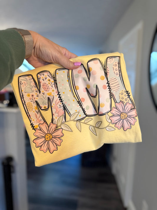 Easter MIMI Floral Tee Comfort Colors