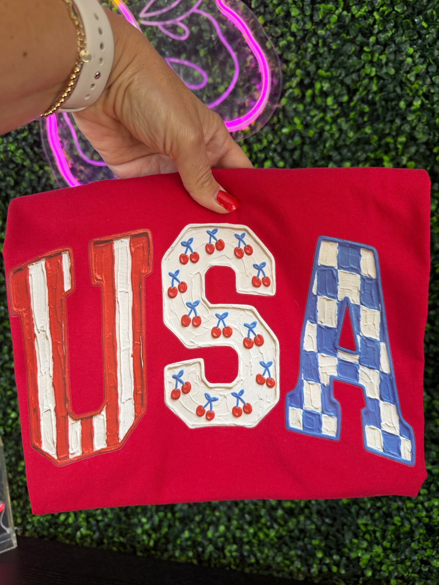 USA Cherries Comfort Color Tee