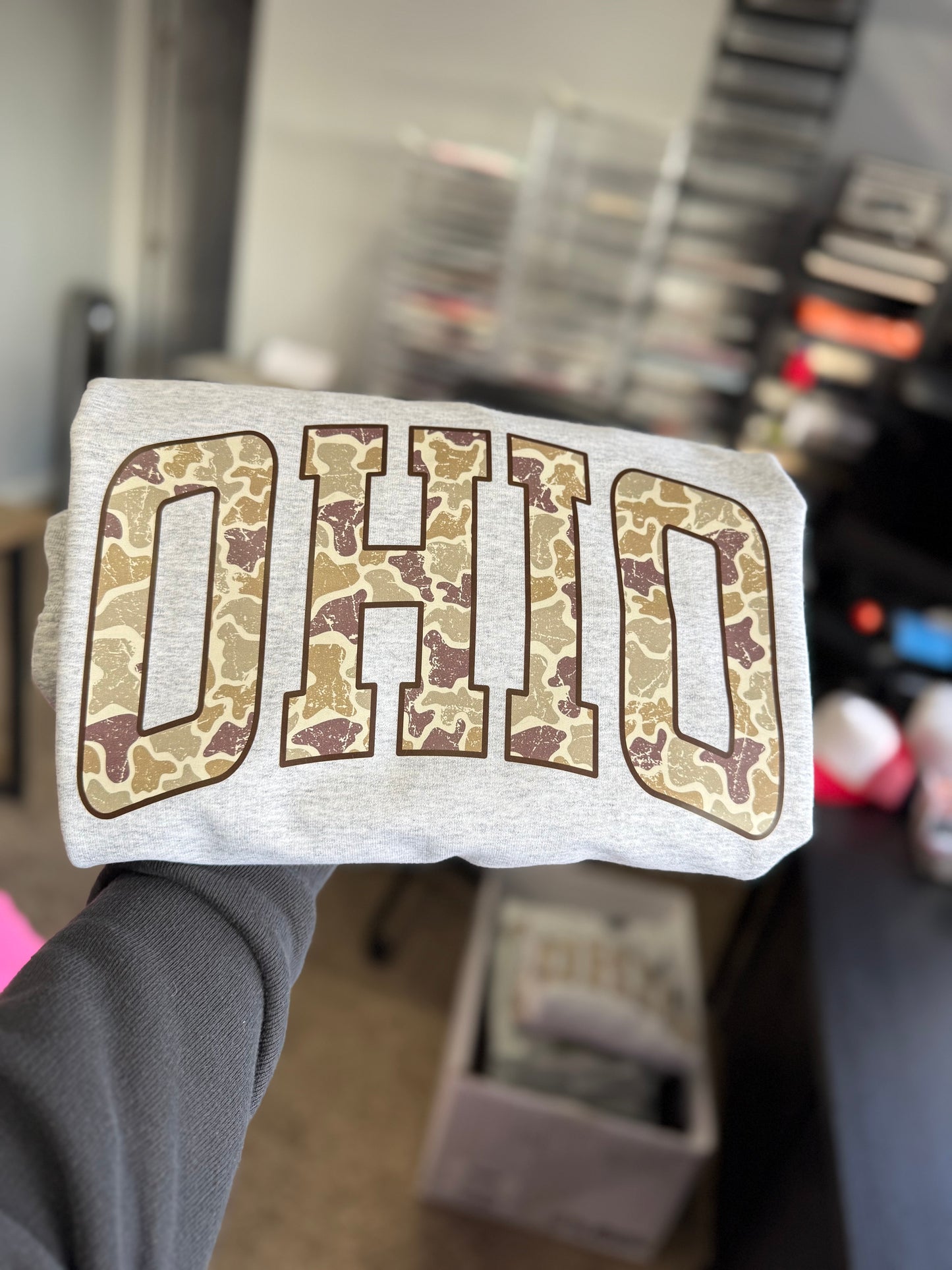 OHIO Camo Crewneck Sweatshirt