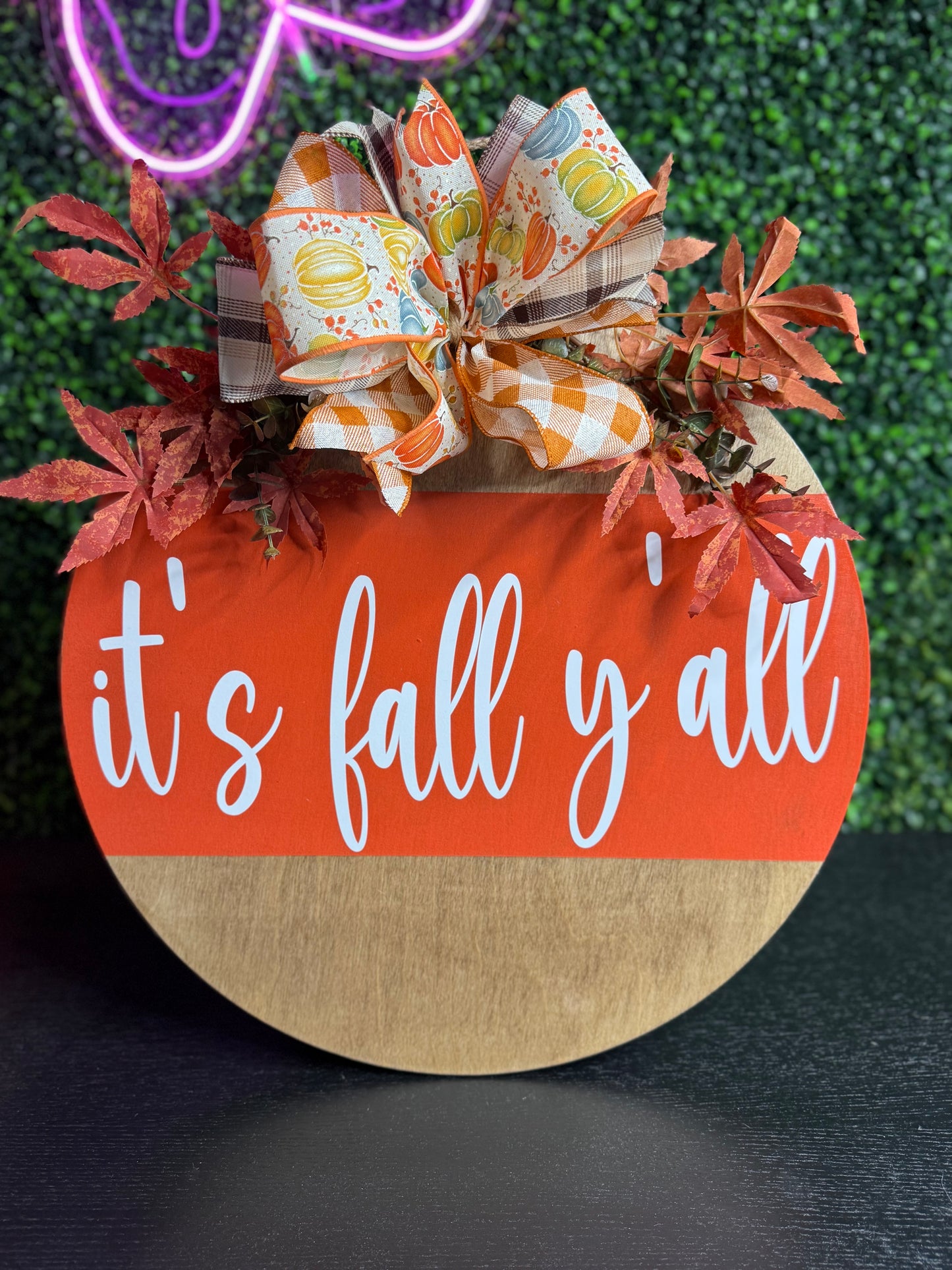 it’s fall y’all 18” Door Hanger