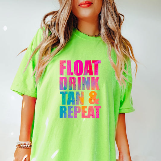 Float Drink Tan & Repeat