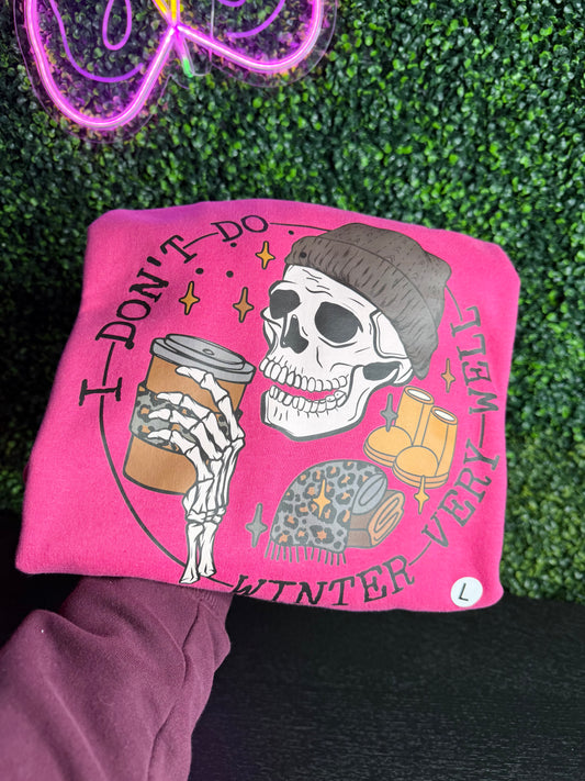 I Don’t Do Winter Very Well Crewneck Sweatshirt Gildan