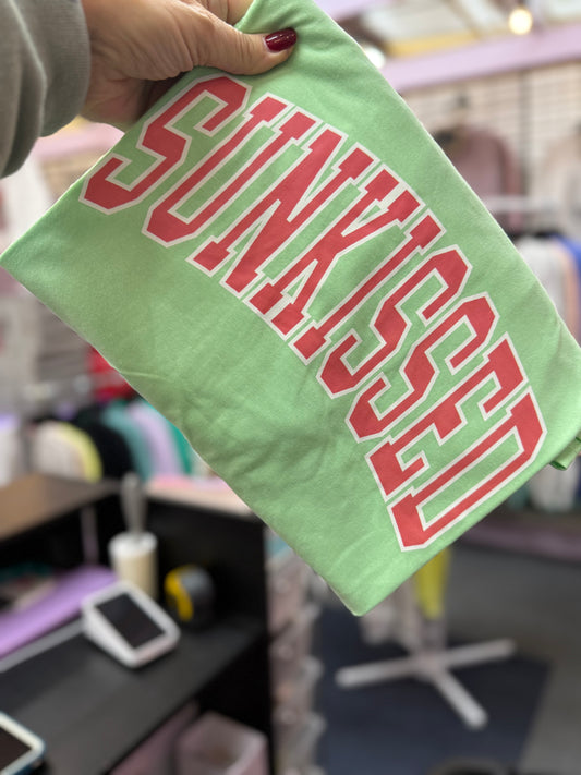 Sun-kissed Neon Green Tee
