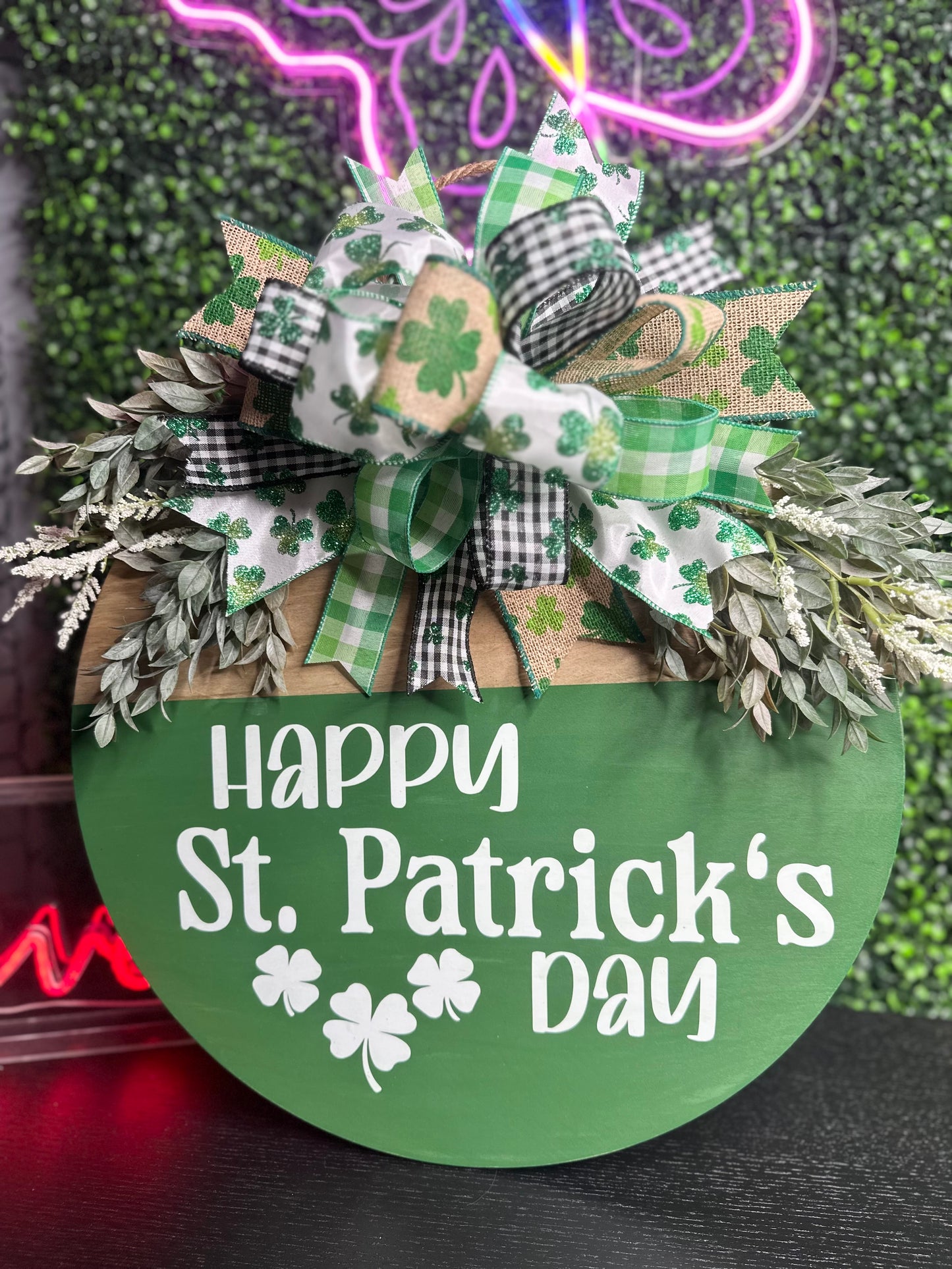 St.Patrick’s Day 18” door hanger