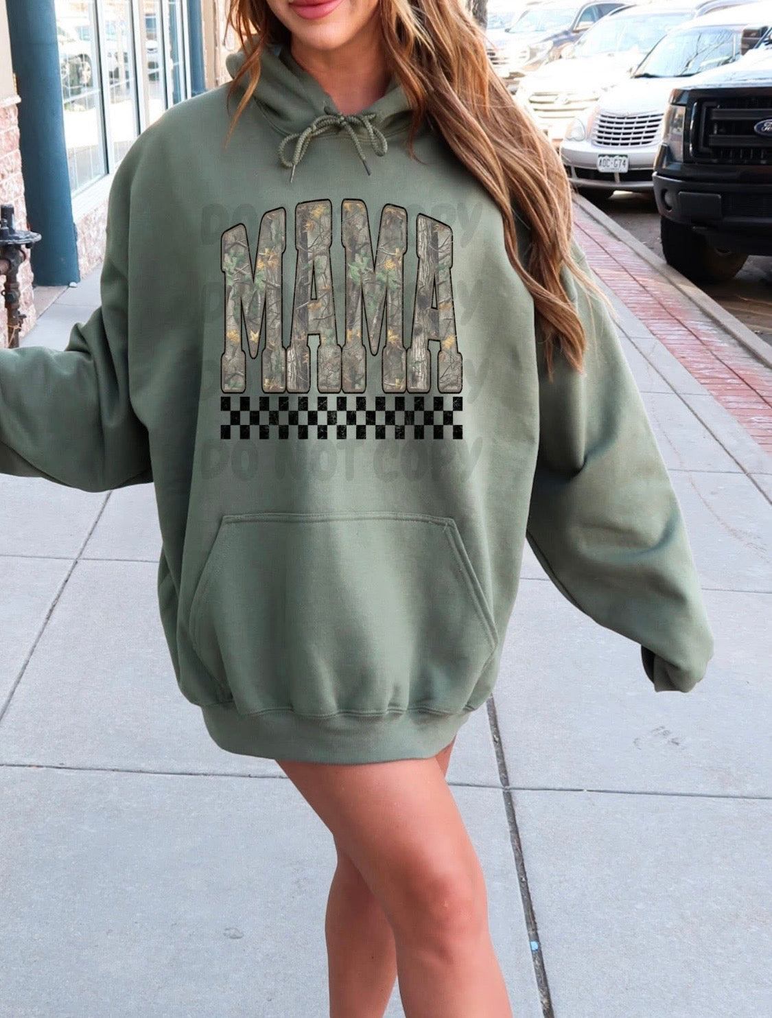 MAMA Camo Gildan Hoodie / Made to order