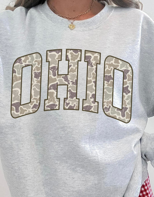 OHIO Camo Crewneck Sweatshirt
