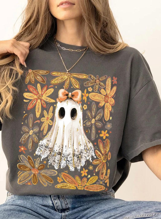 Lace Ghost Floral Tee