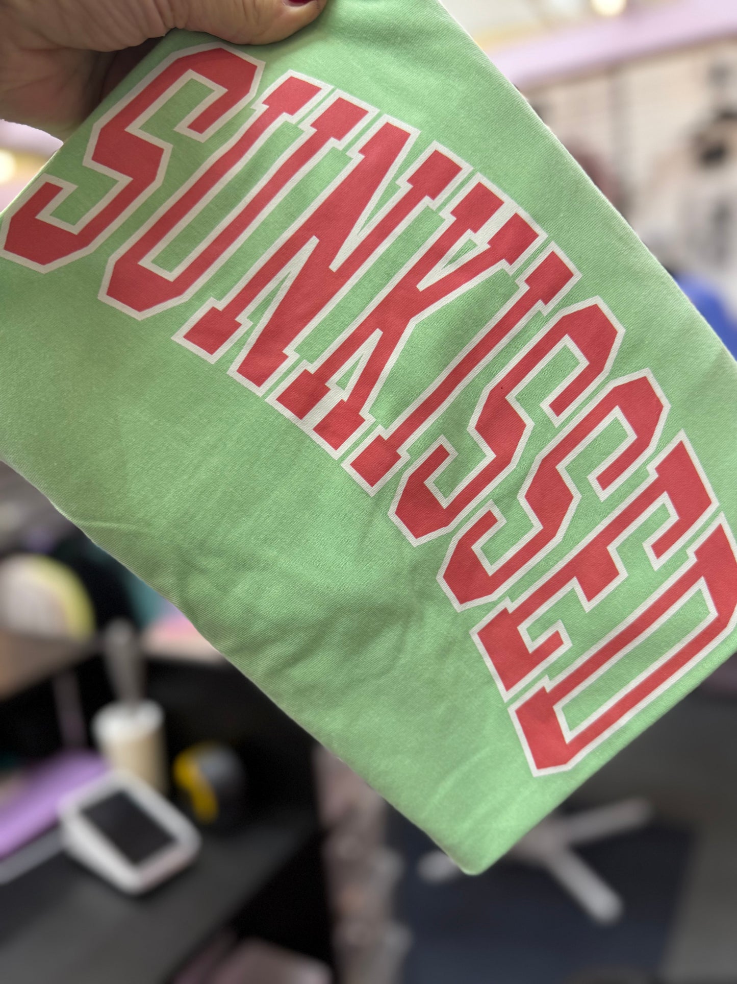 Sun-kissed Neon Green Tee