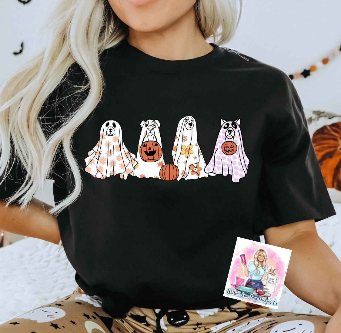 Ghost Dogs Tee - Willow Love Bug Designs 