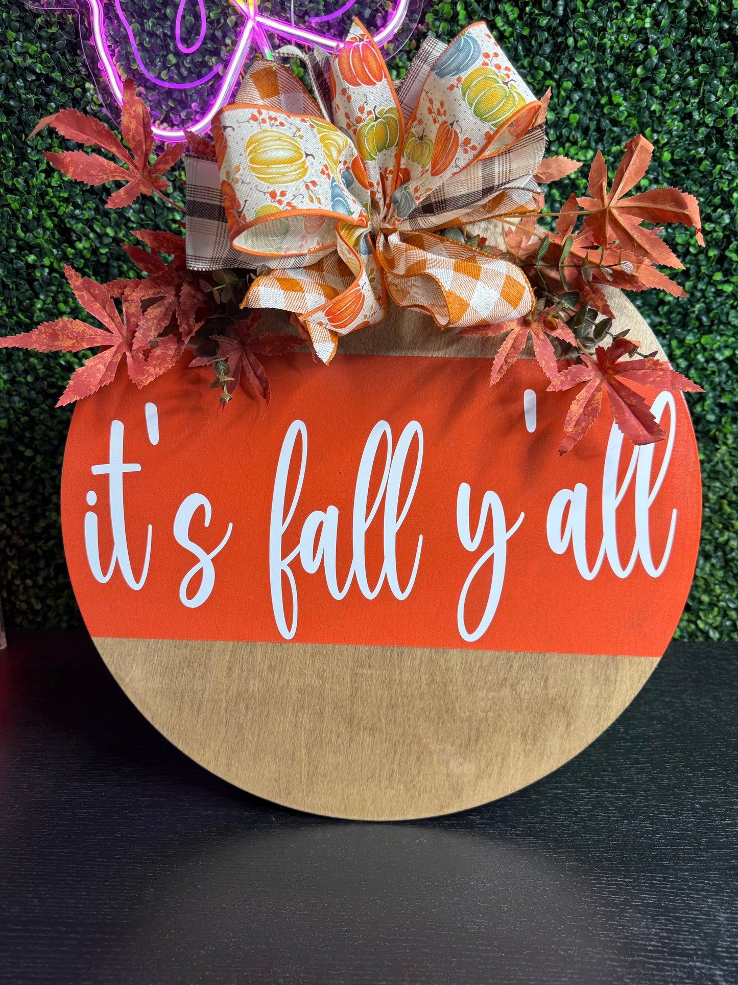 it’s fall y’all 18” Door Hanger