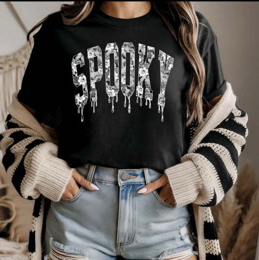 Spooky Lace Halloween Gildan Crewneck Sweatshirt