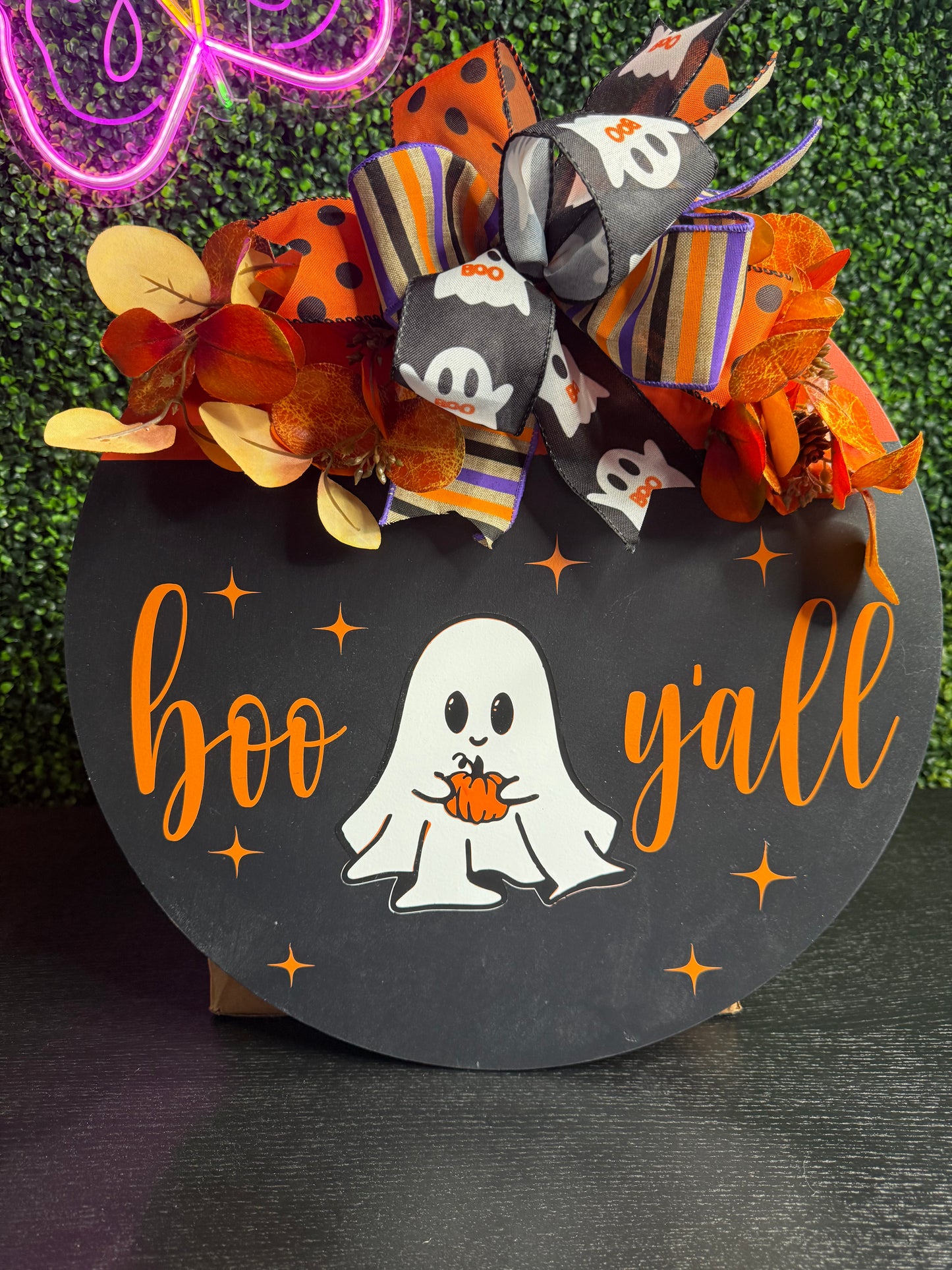Boo Y’All Halloween Ghost Door Hanger