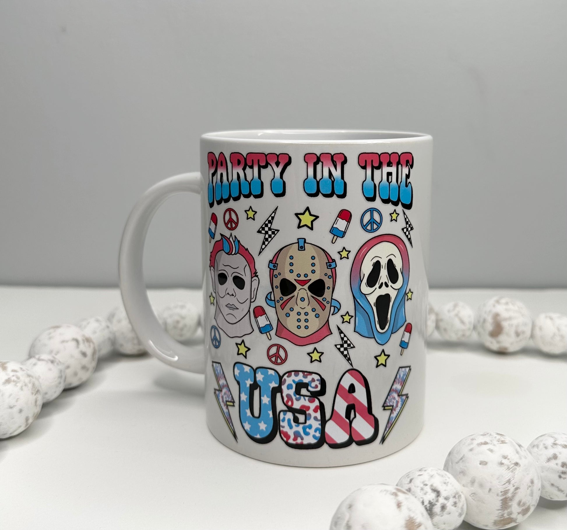 Party in the USA Mug - Willow Love Bug Designs 