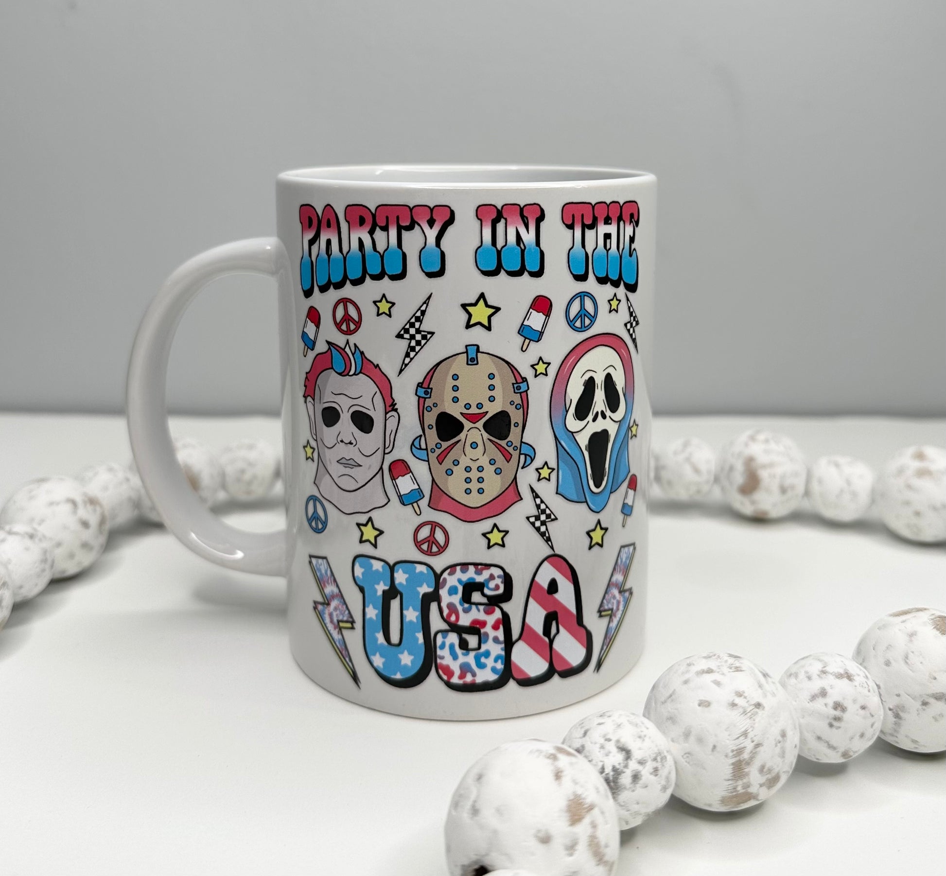 Party in the USA Mug - Willow Love Bug Designs 